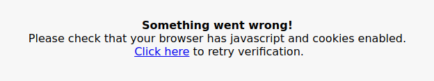 Retry the captcha
