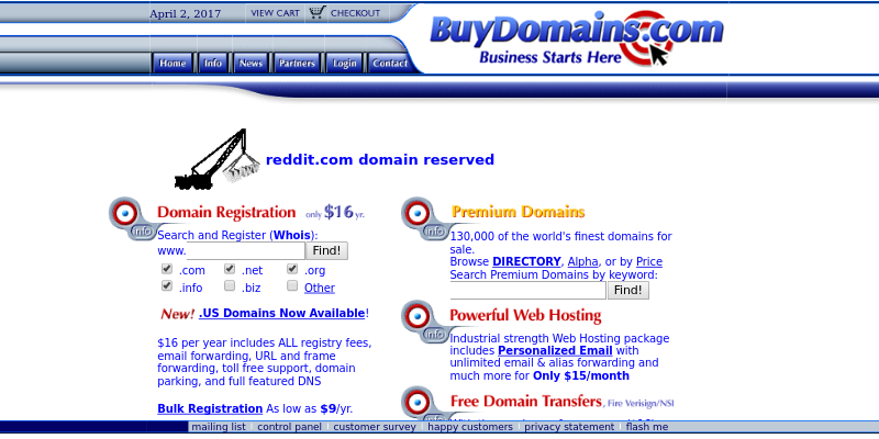 Reddit.com in 2002